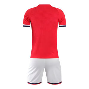 Camiseta de Fútbol Corta Unisex Transpirable para Adultos, 100% Poliéster, 180g, Secado Rápido, Cuello Redondo, Personalizable con Nombre y Números del Equipo por Sublimación - Product Image 4