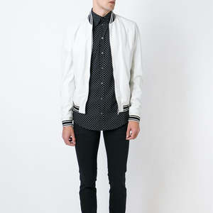 2024 nuevo diseño de moda chaqueta de béisbol suelta felpa bordado letra hombres personalizado Street Varsity chaquetas de hombre - Product Image 2