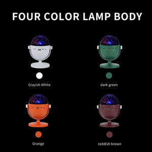 带蓝牙扬声器的USB可充电RGB发光二极管迪斯科球灯，派对圣诞装饰星空魔术效果 - Product Image 2