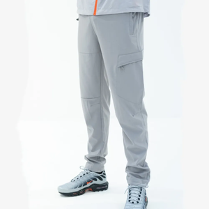 Short imperméable en nylon ensemble coupe-vent deux pièces survêtement en polyester survêtement à séchage rapide survêtement homme en nylon uni en polyester - Product Image 5