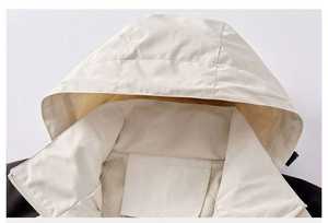 เสื้อคลุมกันลมมีฮู้ดกันน้ำเสื้อโค้ทลำลองสำหรับผู้ชายเสื้อแจ็คเก็ตกันลมออกแบบโลโก้ได้ทุกขนาด - Product Image 5