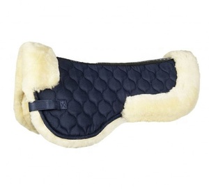 Tapis de selle de cheval confortable en peau de mouton équipement équestre tapis de selle de cheval avec licou match - Product Image 4