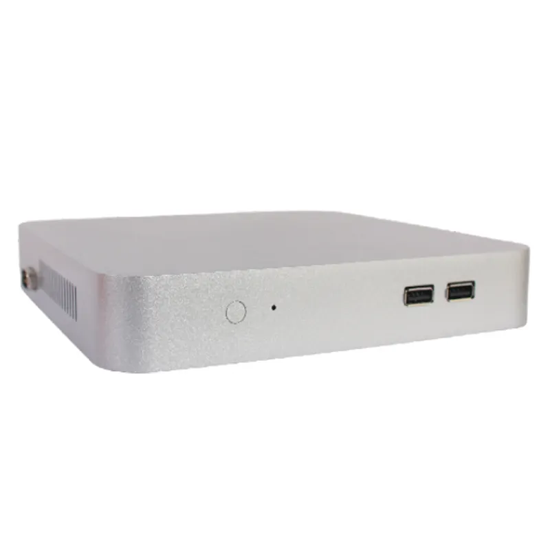 Celeron Fanless J1900 Quad core mini PC Desktop Multimídia PC Industrial 12V Mini IPC Computador Industrial Incorporado BOX-ITX19D