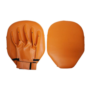 Usine de haute qualité directe dernière conception formation professionnelle similicuir cible boxe coussinets de mise au point incurvés - Product Image 1