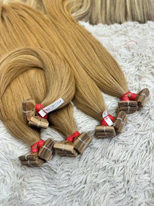 Extensions de cheveux invisibles à clipser, 100% cheveux humains, double trame, vente en gros d'usine - Product Image 4