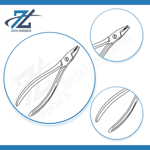 Alicates Manuales de Alta Calidad para Desbrotar Huesos, 190 mm, Acero Inoxidable Quirúrgico, Certificación CE, Instrumentos Reutilizables, Fabricante Pakistán - Product Image 4