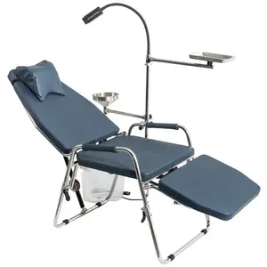 Cadeira odontológica portátil Granum-109A com bolsa para transporte