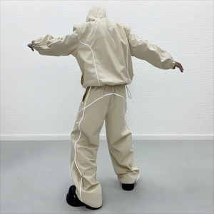 ชุดวิ่งจ๊อกกิ้งผ้าไนลอนชุดวอร์มเสื้อกันลมโพลีเอสเตอร์ชุดวอร์ม - Product Image 5