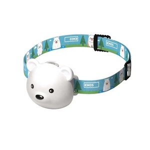 <span class=keywords><strong>Lampe</strong></span> <span class=keywords><strong>frontale</strong></span> LED rechargeable pour enfants 80lm 7m Li-Pol 500mAh Ours - Product Image 1