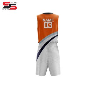 Uniforme de baloncesto personalizado de alta calidad superventas, nuevo estilo con logotipo impreso para jugadores de entrenamiento - Product Image 2