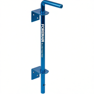 รั้วเหล็กเคลือบสังกะสีสีน้ำเงิน FOREMAN พร้อมประตูเลื่อนและโครงตาข่าย - Product Image 3