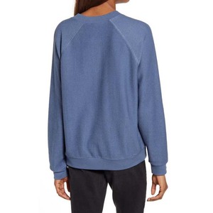 Sudaderas con capucha con estampado o bordado de fabricante personalizado Sudaderas con capucha lisas de poliéster y algodón 100% Sudaderas con cuello redondo para mujer - Product Image 3