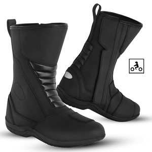 Produit phare pour hommes : Bottes de sécurité professionnelles pour motards, personnalisables, en cuir imperméable et coupe-vent, grandes tailles disponibles - Product Image 1