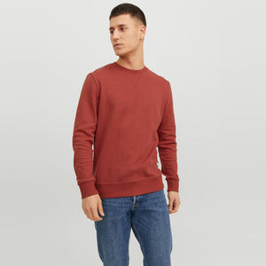 Sweat-shirt en coton personnalisé pour hommes Slim Fit pull à manches longues décontracté hiver pull en polaire à col rond chemise vierge - Product Image 1