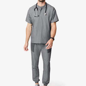 Scrubs médicaux personnalisés de haute qualité, jogging unisexe en polyester, rayonne, spandex, motif élégant et extensible pour hommes - Product Image 2
