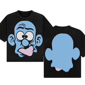 T-shirt graphique surdimensionné délavé à l'acide pour hommes 100% coton Boxy Fit Distressed Vintage Style Crop Top Available Plus Blank - Product Image 2