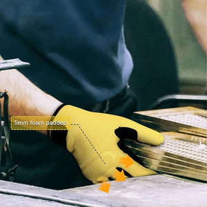 Gants de travail réfléchissants haute visibilité Gants de sécurité personnalisés Gants de mécanicien de la plus haute qualité à vendre - Product Image 5