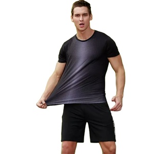 Camiseta de Manga Corta para Hombre, Cuello Redondo, Informal, Transpirable, 100% Algodón, con Estampado por Transferencia de Calor, Fabricada en Fábrica Profesional - Product Image 1