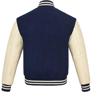 Fabricant personnalisé de haute qualité, mode unisexe, vêtements de sport pour le baseball et les collèges, veste en toile universitaire, couleurs personnalisables à l'avant - Product Image 2
