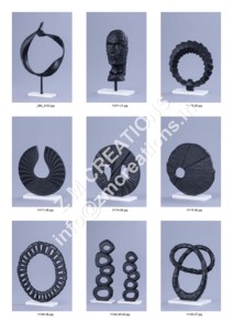 Escultura de Metal moderna de lujo, arte moderno, diseño abstracto, nueva decoración del hogar, Hotel, oficina, mesa, colorido, decorativo para boda - Product Image 3