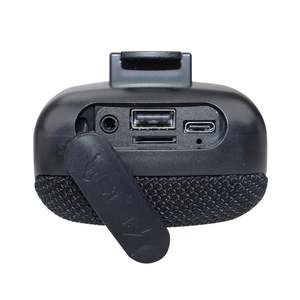 RGB LED Bike Speaker Microphone USB <b>Communication</b> TF Card Feature Durable Plastic Metal Cabinet Battery for Technology - Product Image 3