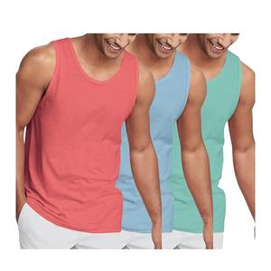 Chaleco de gimnasio con estampado personalizado para hombre, camiseta sin mangas de gran tamaño de secado rápido para Fitness, estilo informal transpirable, camisetas únicas con precio al por mayor - Product Image 3