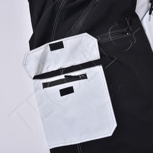 Pantalones de snowboard de esquí con logotipo reflectante personalizado de alta calidad, pantalones holgados impermeables a prueba de viento con cremallera de talla grande para hombres y mujeres - Product Image 6