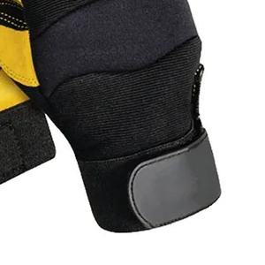Custom Made Pu Mechanic Work <b>Gloves</b> Heavy-Duty Winter Industrial Finger Guards For Daily Use Protective-Leather Work <b>Gloves</b> - Product Image 3