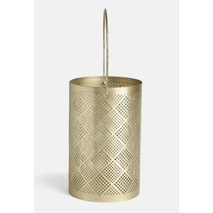 Linterna de vela de forma redonda de metal con acabado dorado con diseño de trabajo cortado para bodas y decoraciones de eventos en casa - Product Image 4