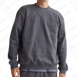 Sudadera Unisex con Cuello Redondo en Felpa de Algodón Resistente con Logotipo Personalizado (Pedrería/Bordado) para Actividades Deportivas al Aire Libre - Product Image 3