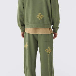 Survêtements Slim Fit en coton à imprimé tout personnalisé Ensemble polaire lourd d'hiver Unisexe Respirant Tailles et couleurs personnalisées - Product Image 4