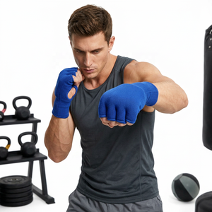ผ้าพันมือสำหรับชกมวยแบบมีเจลเสริม รุ่น Quick Wraps Professional Unisex พร้อมถุงมือซับในน้ำหนักเบา ผ้าพันมือยืดหยุ่น ชุดคอมโบสำหรับคิกบ็อกซิ่ง - Product Image 5