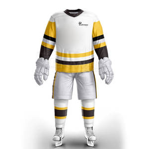 Uniforme de hockey sur glace fabriqué en polyester de marque de distributeur uniforme de hockey sur glace léger le plus vendu - Product Image 1