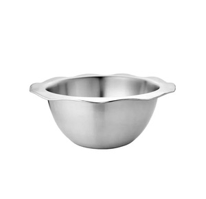 Modern Elegant Stainless Steel Serving Bowl For Luxurious <b>Dining</b> <b>Table</b> Decoration And Food Serving Presentation - Product Image 4