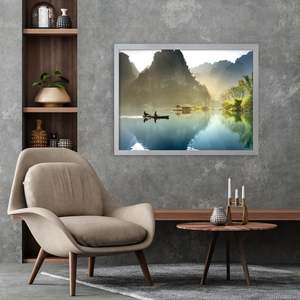 Simple Classically 60x80 cm Silver Wood Finish Photo for Displaying Photos DIY Projects Fits 5x7 8x10 10x15 12x18 18x24 24x36 - Product Image 3
