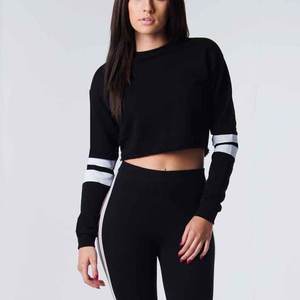 Sudadera Corta con Capucha Personalizada de Alta Calidad para Mujer, Sudadera con Capucha y Cordón, Manga Larga, Color Bronceado Sólido - Product Image 5