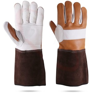 Gants de soudage en cuir de vachette de qualité supérieure Gants de soudage confortables, respirants, légers, de meilleure conception, en gros - Product Image 6