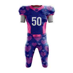 Uniforme de entrenamiento de fútbol americano de poliéster 100% transpirable corto sublimación impreso verano tamaño 5XL para deportes - Product Image 5