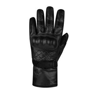 Black Genuine Leather Motorcycle Gloves Waterproof Thermal Motorcycle Auto Racing Wear Windproof Black Gloves For Men - Product Image 2