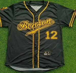 Camiseta de béisbol y sóftbol personalizada para hombre, uniforme de gran venta de alta calidad, diseño de color sólido, conjuntos de estilo personal para su propio equipo - Product Image 4