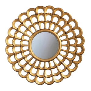 <b>Gold</b> Finished Border Latest Design Round Wall <b>Mirror</b> Brass Glass Home Living Room Decorations Handcrafted Wall Mounted <b>Mirror</b> - Product Image 6