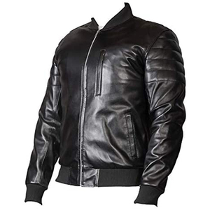 2025 abrigo de motorista ajustado personalizado para hombre chaqueta de cuero de piel de vaca en estilo de motocicleta para otoño y primavera chaqueta para hombres - Product Image 3