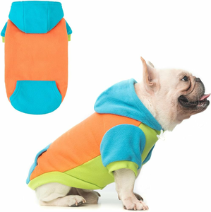 Hot Sale Wholesale Transfer Printed Pet Hoodie Costume Soft Fleece Plain <b>Dog</b> Hoodie Breathable Cat Hoodie - Product Image 2