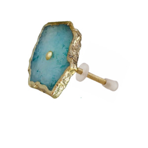 Luxe Aqua bricolage Agate placard bouton Design industriel salle de bain meubles armoire porte tiroir boutons cuisine commode - Product Image 2