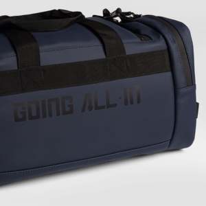 Sac de sport grande capacité en PU durable, résistant à l'eau, style marine, décontracté, avec fermeture éclair, portable pour le voyage quotidien, en polyester et nylon - Product Image 2
