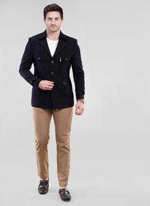 Blazer et Manteau Homme Bleu Marine Sur Mesure, Coupe Slim, Veste Professionnelle avec Doublure Douce, Disponible pour l'Exportation – Prix Exportateur Indien - Product Image 3