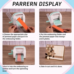 Tùy Chỉnh 3D Dập Nổi Thư Mục Cho Thẻ Làm Máy Dập Nổi Mẫu Tự Làm Nhựa Dập Nổi Stencil Thẻ Giấy Trang Trí - Product Image 3