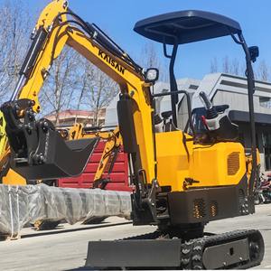 <span class=keywords><strong>1</strong></span> Ton Mini <span class=keywords><strong>Excavator</strong></span> 7.6KW Koop Joystick mesin operasi penggali kecil - Product Image 2