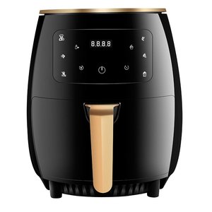 Freidora de Aire Moderna de 4.5L con Control Digital de 1400W, Eléctrica, Sin Aceite, de Acero Inoxidable, Forma Cuadrada, con Accesorios - Product Image 1