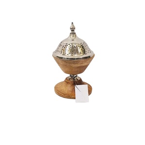 Quemador Bakhoor de madera y acero inoxidable de diseño fabuloso, uso de fragancia de ocasión de Ramadán Eid Premium, nuevo aspecto - Product Image 3